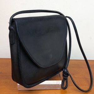Vintage Coach Saddle Crossbody Bag USA MADE BLACK